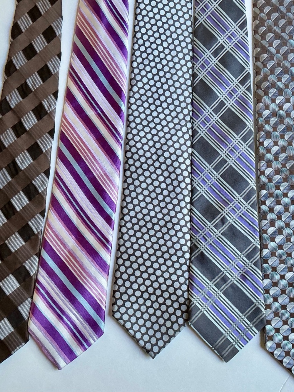 Ted Baker London lot of  5 gorgeous silk Ties made in USA 🇺🇸